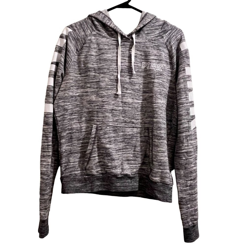 PINK Victoria Secret Gray Women's Hoodie Sweater Size M